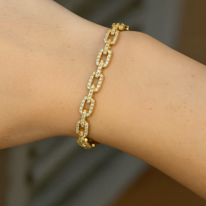 צמיד קשיח זהב