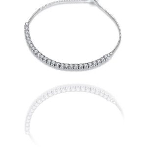 צמיד טניס חבל כסף