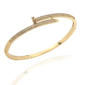 צמיד בורג קשיח זהב