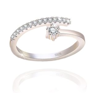 טבעת כסף LIN - דגם 1