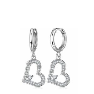 עגילי אהבה כסף