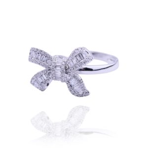 טבעת כסף פפיון