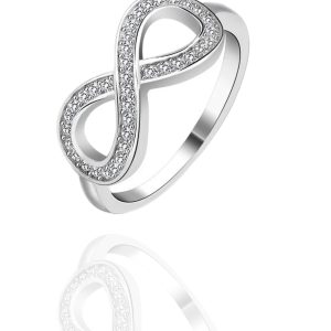 טבעת כסף אינפיניטי