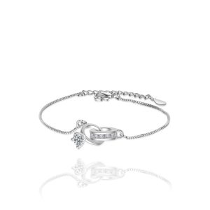 צמיד טבעות כסף