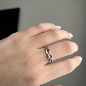 טבעת כסף אינפיניטי - דגם 2