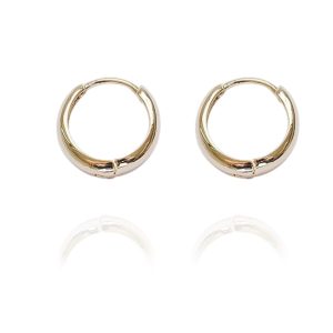 עגילי חישוק זהב