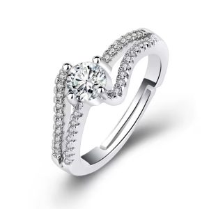 טבעת כסף LIN - דגם 2