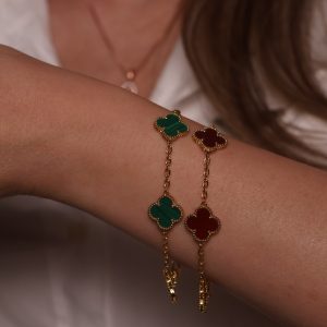 צמיד 5 עלים - 2 צבעים