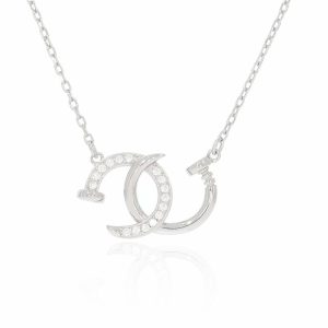 שרשרת כסף 2 ברגים