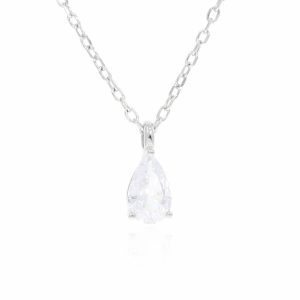 שרשרת כסף טיפה