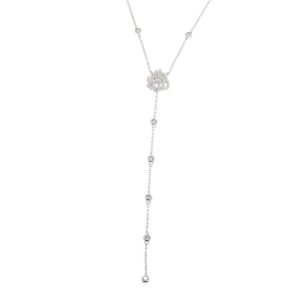 שרשרת כסף נופלת האש שלי