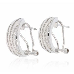 זוג עגילי כסף