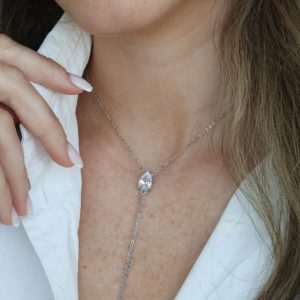 שרשרת עניבה טיפה