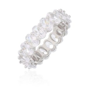 טבעת כסף אליפסות