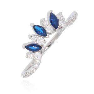 טבעת כסף -3 צבעים