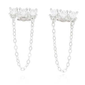 עגילי כסף NIL